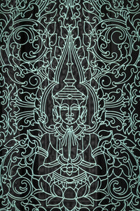 Praying Buddha at Royal Palace Fine Art Print by Nick Dale
