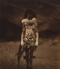 Nayenezgani Fine Art Print - Full-Length Portrait of a Navajo Deity