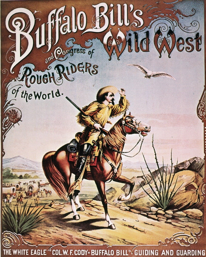 Buffalo Bill Wild West Show Poster Print - 1893 | Granger Collection