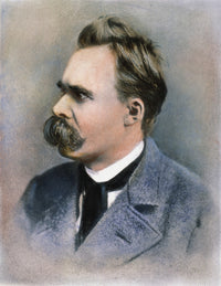 Friedrich W. Nietzsche Fine Art Print - Oil Over Photograph by Granger Collection
