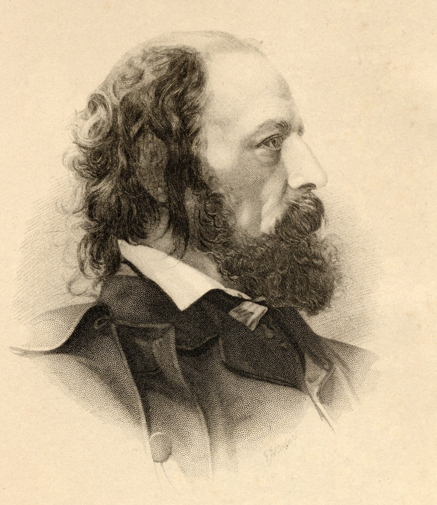 Tennyson Fine Art Print - Engraving by G.J. Stodart