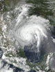 Hurricane Harvey Satellite View Fine Art Print by Stocktrek Images