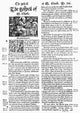 The Beginning of the Gospel of St. Mark Fine Art Print - 1535 English Bible