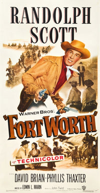 Fort Worth Movie Poster Art Print (1951) | Posterazzi