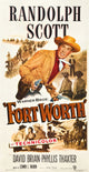 Fort Worth Movie Poster Art Print (1951) | Posterazzi
