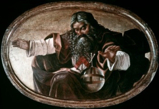 God The Father Fine Art Print by Luca Signorelli