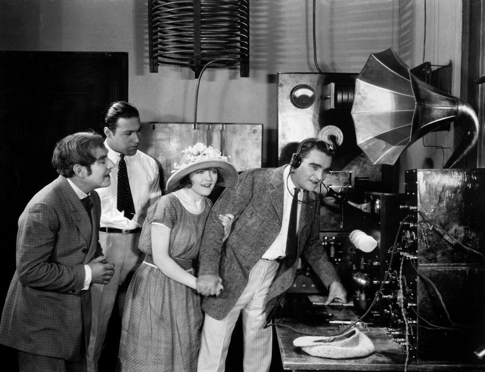 Silent Film: Radio, 1920s - Fine Art Print by Granger Collection