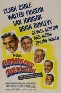 Command Decision Movie Poster (11 x 17) - Pop Culture Graphics