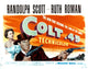 Colt .45 Movie Poster Fine Art Print featuring Ruth Roman and Randolph Scott