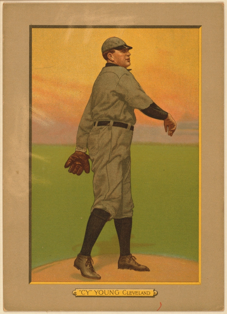 Cy Young Cleveland Naps Fine Art Print - Multiple Sizes Available
