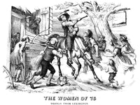 Sybil Ludington Rallying the Colonial Militia Fine Art Print (C1850)