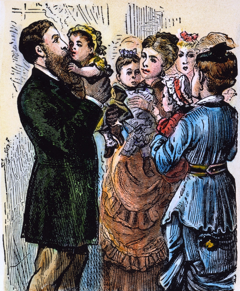 Rutherford B. Hayes Campaign Poster Print - 1876 Engraving