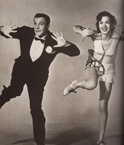 Debbie Reynolds Dancing with Gene Kelly Photo Print