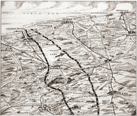 World War I Operations Map in Belgium, 1918 Fine Art Print by Granger Collection
