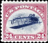 1918 U.S. 24-Cent Airmail Inverted Center Poster Print by Granger Collection