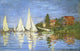 The Regatta at Argenteuil Fine Art Print by Claude Monet