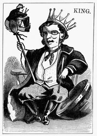Civil War Playing Card - The King of Drummers Fine Art Print