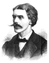 Georg August Schweinfurth Wood Engraving Fine Art Print (1874)