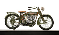 1919 Harley Davidson Motorcycle Fine Art Print - Multiple Sizes