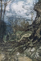 Green Dragon Fine Art Print by Mary Evans Picture Library