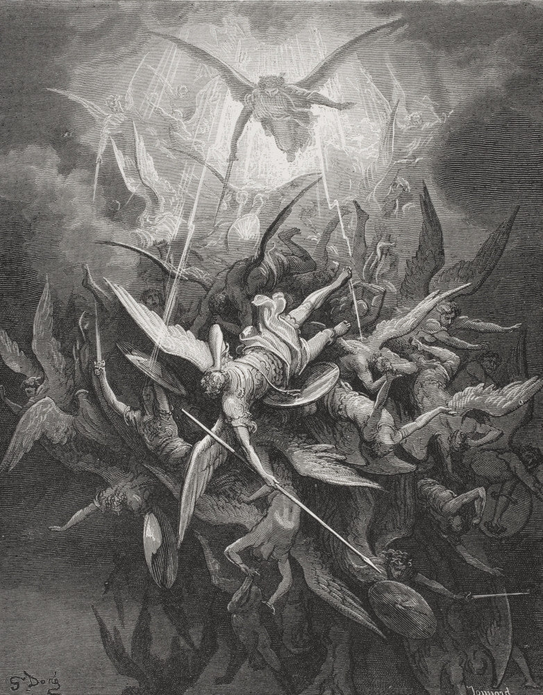 Gustave Dore Illustration for Paradise Lost - Fine Art Print