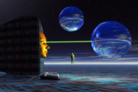 The Universe of Cyberspace Fine Art Print - Stunning Visuals