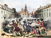 Boston Massacre 1770 Lithograph Fine Art Print by Granger Collection