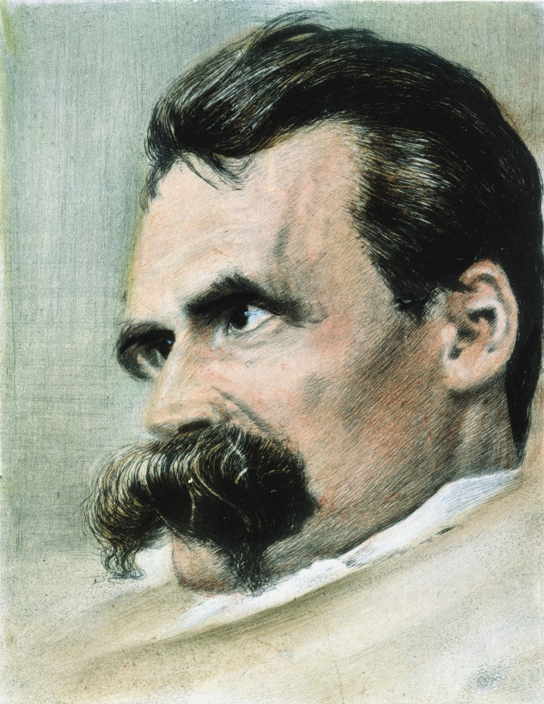 Friedrich W. Nietzsche Etching by Hans Olde - Fine Art Print
