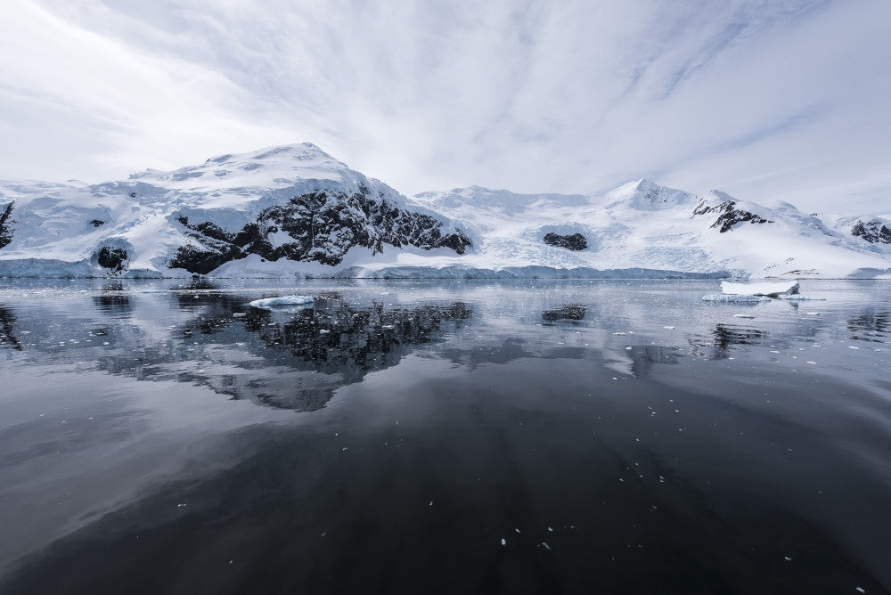 Icy Reflections: Antarctica Fine Art Print by Deb Garside