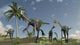 Herd of Gigantoraptors Running Fine Art Print