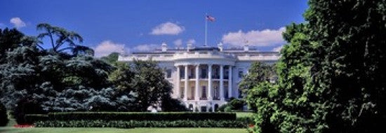 White House Facade Photo Print by Panoramic Images - 8x10