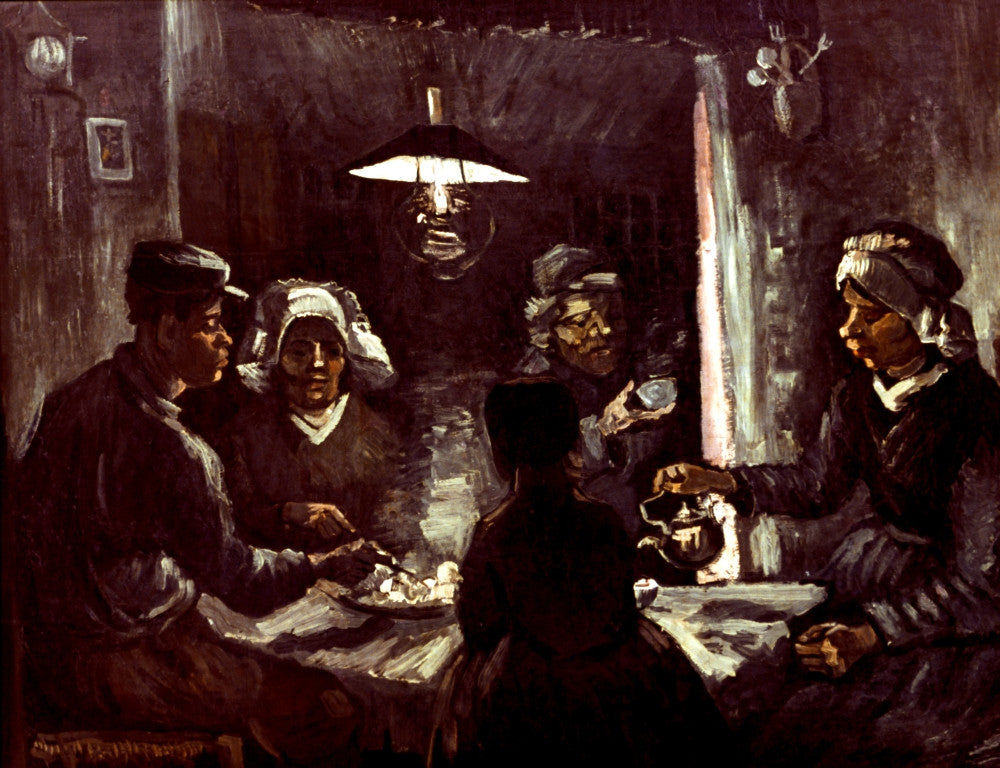 Van Gogh The Potato Eaters Fine Art Canvas Print