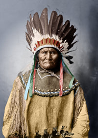 Geronimo American Apache Leader Fine Art Print by Aaron Canady