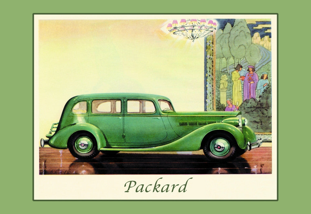 1939 Packard Car Advertisement Super -8 Fine Art Print by Frank