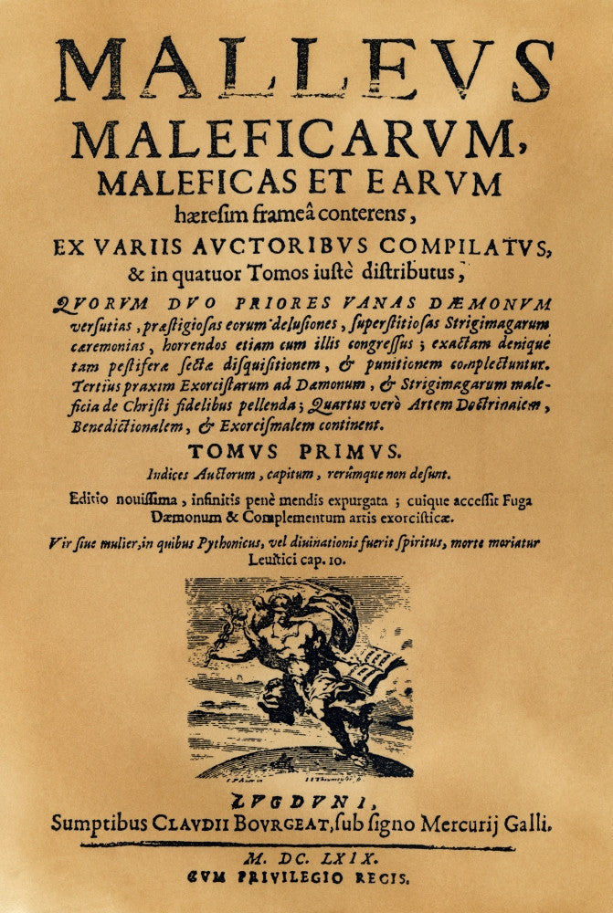 Witchcraft Title Page Fine Art Print - 1669 Edition | Posterazzi