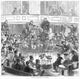 Spain: Sunday Cock-Fight at Madrid 1873 Wood Engraving Print by Granger Collection