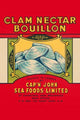 Vintage Captain John Brand Clam Nectar Bouillon Label Print