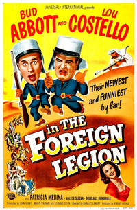 Abbott and Costello in the Foreign Legion Movie Poster Print
