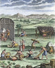 Iroquois Village Life 1664 Fine Art Print by Granger Collection