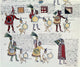 Aztec Codex Mendoza Fine Art Print - Warriors & Trophies