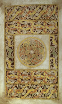 Carpet Page from Book of Durrow Fine Art Print - Celtic Art
