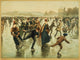 Ice Skating Fine Art Print - American Lithograph by L. Prang & Co.