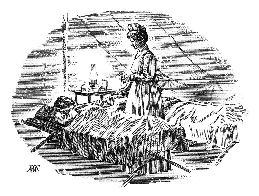 Clara Maass American Nurse Commemorative Poster Print (1976)