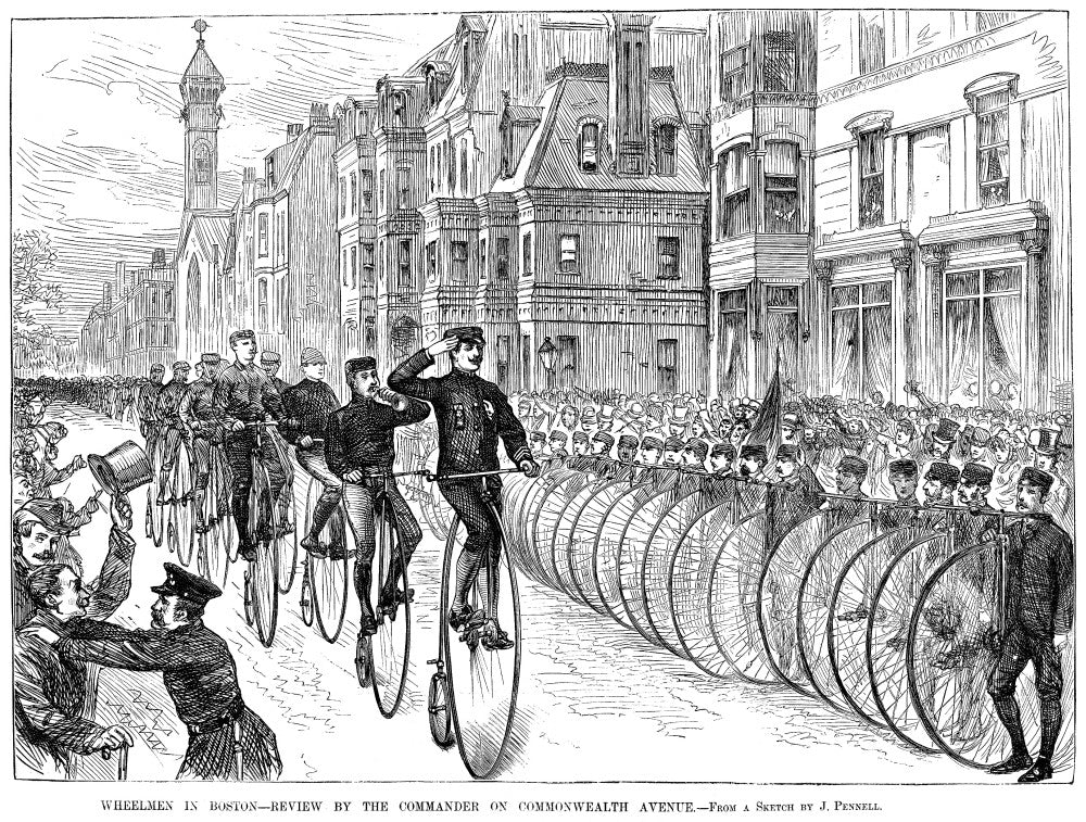Bicyclist Meeting 1881 Fine Art Print - League of American Wheelmen
