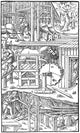 Mine Ventilation System Fine Art Print from Agricola's De Re Metallica (1556)