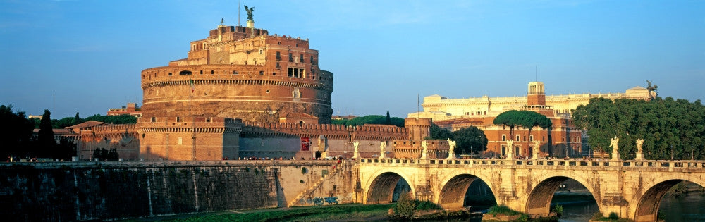 Castel Sant'Angelo and Ponte Sant'Angelo Bridge Fine Art Print - Rome, Italy