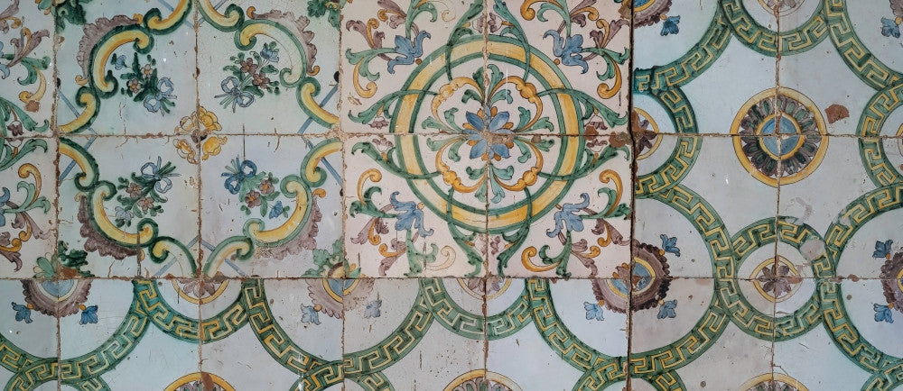 El-Jazzar Mosque Mosaic Tiles Close-Up Fine Art Print