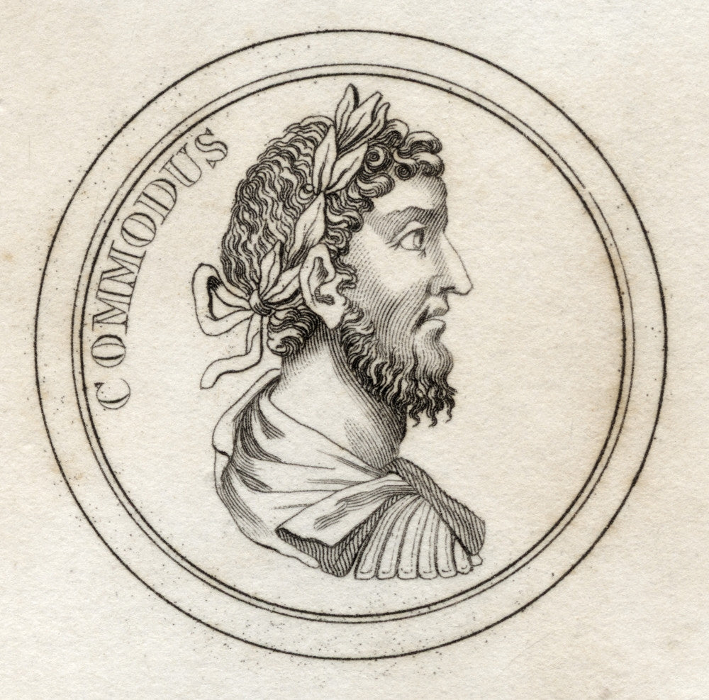 Commodus Lucius Aurelius Commodus Antoninus Fine Art Print - Historical Emperor