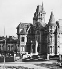 Nob Hill Mansion Fine Art Print – Historic San Francisco View