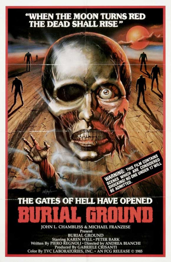 Burial Ground Movie Poster Print (27x40) - Pop Culture Graphics
